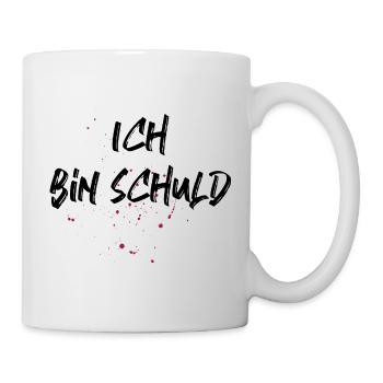 Lustiger Spruch für Ihn & Sie - Ich bin schuld - Tasse - Weiß - Rechts