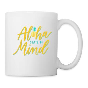 Aloha - Mug blanc - blanc - Droite
