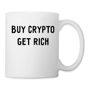 Crypto rich - Tasse - Weiß - Rechts