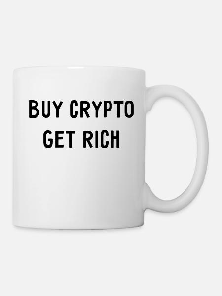Crypto rich - Tasse - Weiß