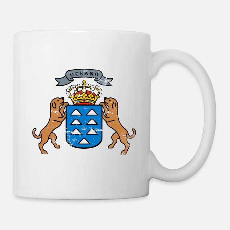 Icône de l’île des Canaries - Mug blanc - blanc