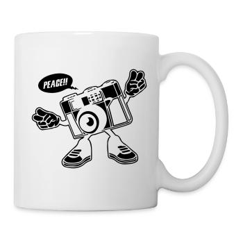 Camera Shots On You Peace - Tasse - Weiß - Rechts