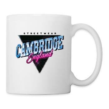Cambridge England UK City Skyline Vintage Retro - Mug - white - Right
