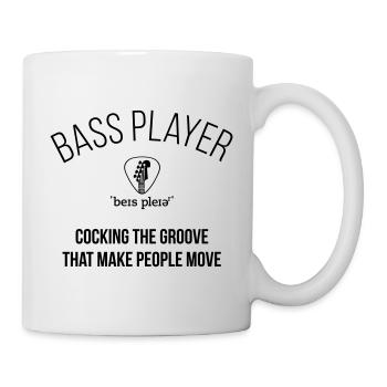 Bassist Definition English - Tasse - Weiß - Rechts