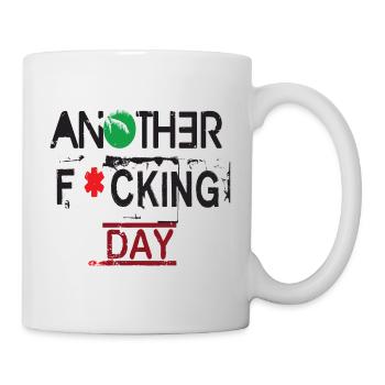 Une autre f*cking day chemise humoristique - Mug blanc - blanc - Droite