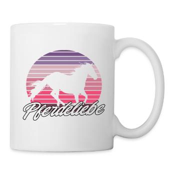 Pferd Pferdeliebe - Tasse - Weiß - Rechts