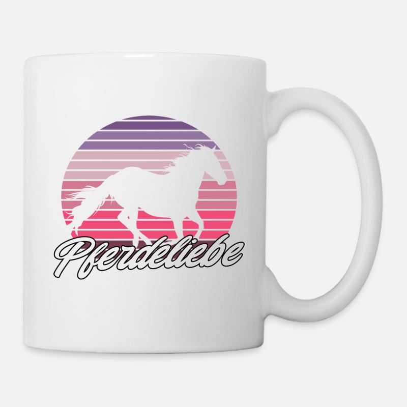 Pferd Pferdeliebe - Tasse - Weiß