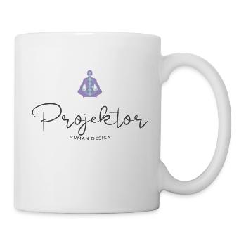 Human Design "Projektor" - Tasse - Weiß - Rechts