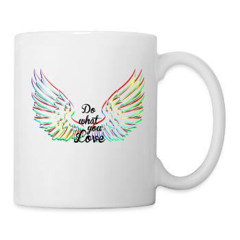 Do what you love - Tasse - Weiß - Rechts