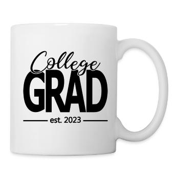 College Grad Est. 2023 Abschlussfeier - Tasse - Weiß - Rechts