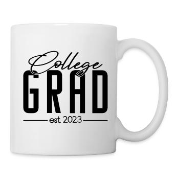 College Grad Est. 2023 Abschlussfeier - Tasse - Weiß - Rechts