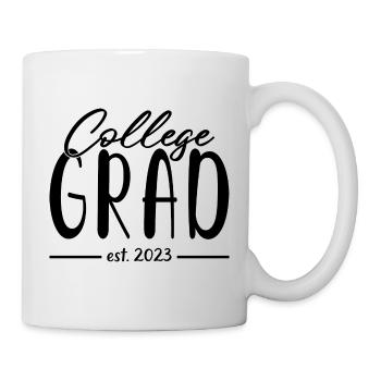 College Grad Est. 2023 Abschlussfeier - Tasse - Weiß - Rechts
