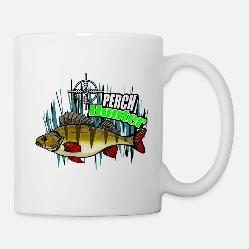 Chasseur de perches - Mug blanc - blanc