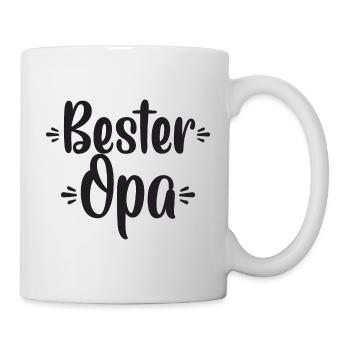 Bester Opa - Tasse - Weiß - Rechts