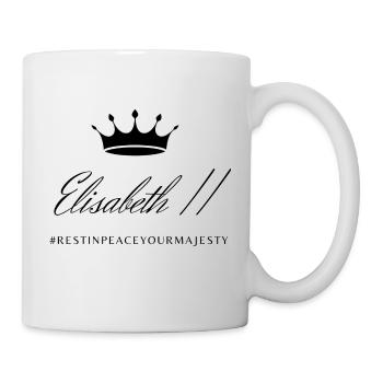 Elisabeth II - Tasse - Weiß - Rechts