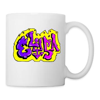 TEST ELISA - Mug blanc - blanc - Droite
