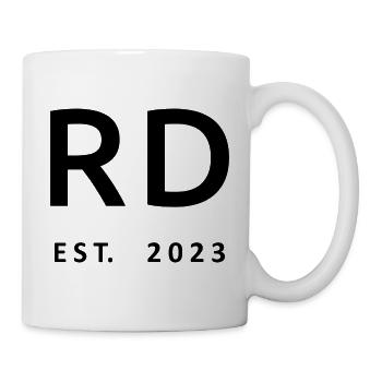 RD Est. 2023 Remise des diplômes Diététiste Cadeau étudiant - Mug blanc - blanc - Droite