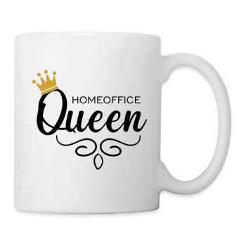 Homeoffice Queen - Tasse - Weiß - Rechts