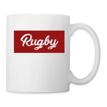 Rugby vintage - Mug blanc - blanc - Droite