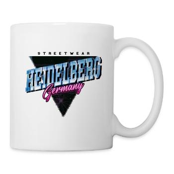 Heidelberg Deutschland Stadt Skyline Vintage Retro - Tasse - Weiß - Rechts
