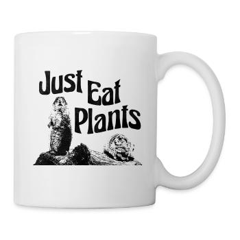 Il suffit de manger des plantes | chemise végétalienne sucrée - Mug blanc - blanc - Droite