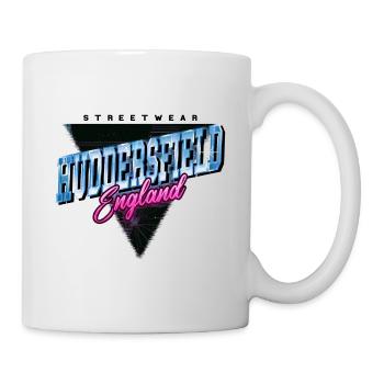 Huddersfield England City Skyline Vintage Retro - Mug - white - Right