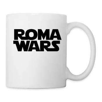 Roma Wars SW Design Lettres noires - Mug blanc - blanc - Droite