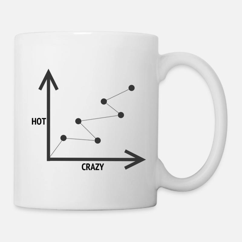 ÉCHELLE HOT-CRAZY - Mug blanc - blanc