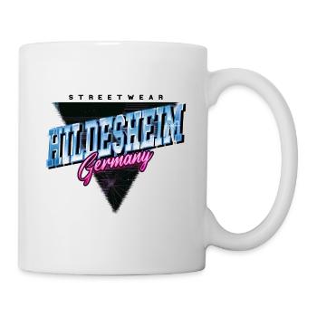 Hildesheim Deutschland Stadt Skyline Vintage Retro - Tasse - Weiß - Rechts