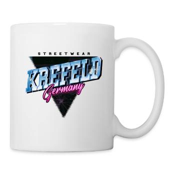Krefeld Allemagne City Skyline Vintage Rétro - Mug blanc - blanc - Droite