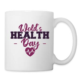Journée mondiale de la santé - Mug blanc - blanc - Droite