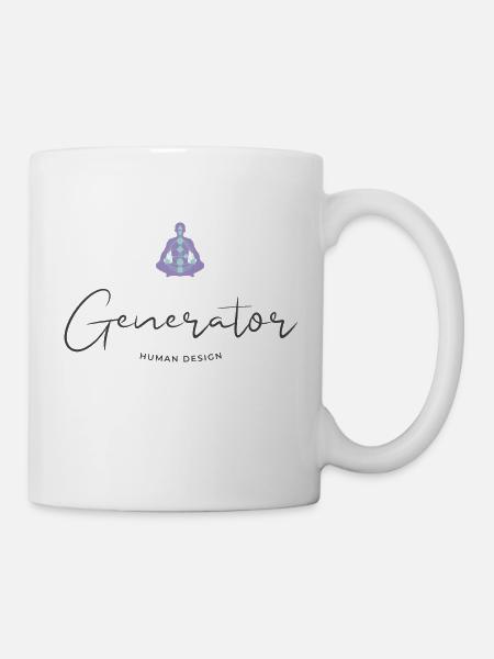 Human Design "Generator" - Tasse - Weiß