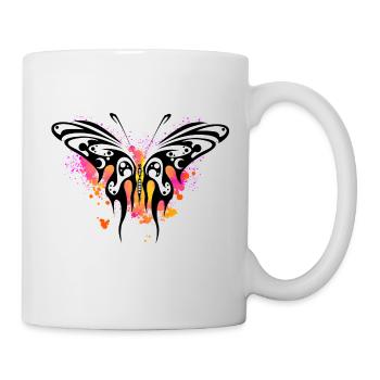 Butterfly aquarelle - Mug blanc - blanc - Droite