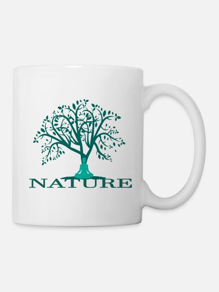 Nature - Tasse - Weiß