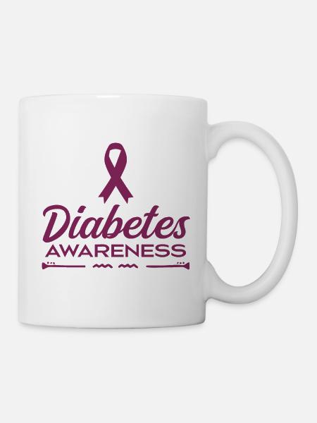 Diabetes-Bewusstsein - Tasse - Weiß