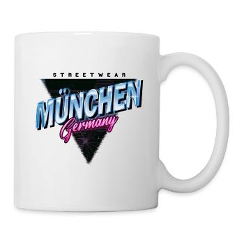 Munich Germany City Skyline Vintage Retro - Mug - white - Right