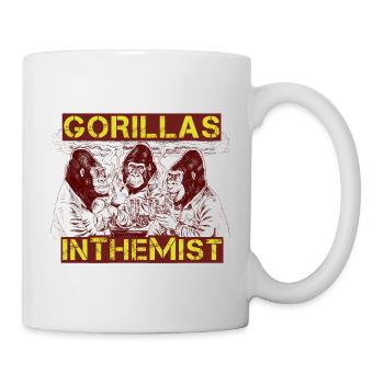 GORILLES DANS LA BRUME - Mug blanc - blanc - Droite