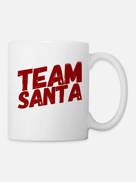 ÉQUIPE SANTA +++ Joyeux Noël, X-Mas, Noël - Mug blanc - blanc