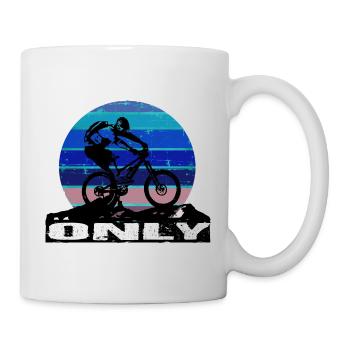 MTB Bike - Tasse - Weiß - Rechts
