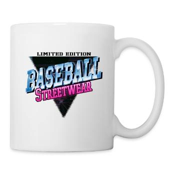 Baseball Sports Font Vintage Retro Streetwear - Mug - white - Right