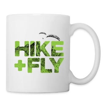 Hike & Fly Paragliding green - Mug - white - Right