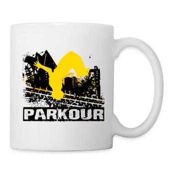 Parkour - Mug blanc - blanc - Droite