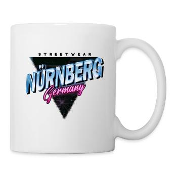 Nuremberg Germany City Skyline Vintage Retro - Mug - white - Right