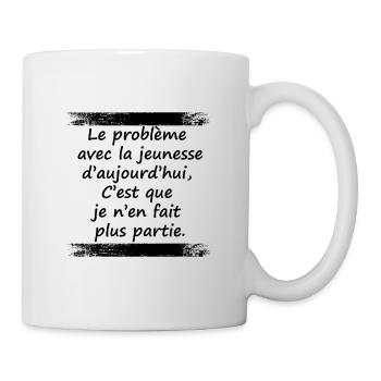 Expression originale - Mug blanc - blanc - Droite