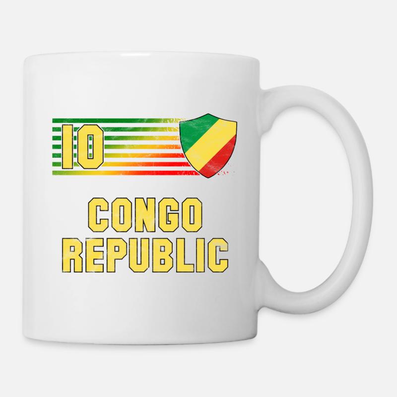 Équipe de République du Congo de football - Mug blanc - blanc