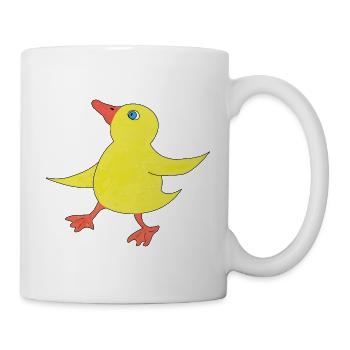 Plain Little Duck Gift Ideas - Mug - white - Right