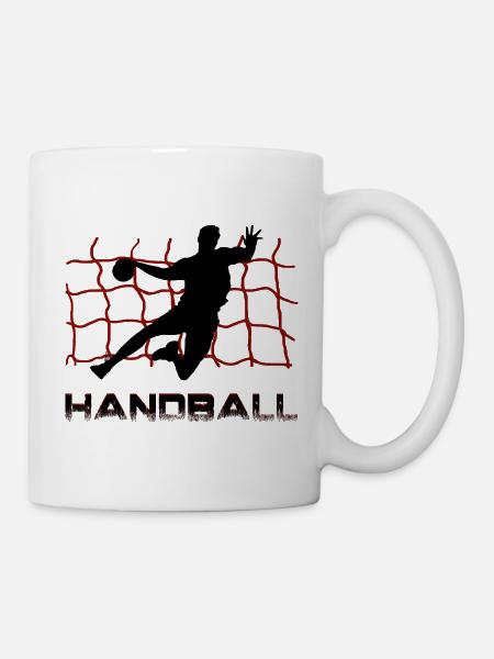 Handball - Tasse - Weiß