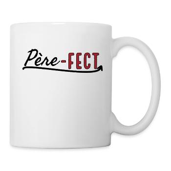 Père fect. Papa parfait - Mug blanc - blanc - Droite