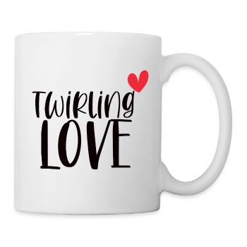 Twirling Love Rod Turning Sports Gift - Mug - white - Right