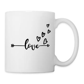 LOVE - Mug blanc - blanc - Droite